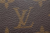 Auth Louis Vuitton Monogram Trousse Demi Ronde 23 Cosmetic Pouch M47520 LV 8340I