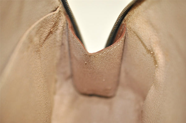 Auth Louis Vuitton Monogram Trousse Demi Ronde 23 Cosmetic Pouch M47520 LV 8340I