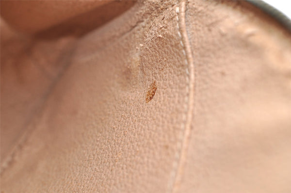 Auth Louis Vuitton Monogram Trousse Demi Ronde 23 Cosmetic Pouch M47520 LV 8340I