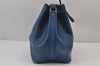 Authentic Louis Vuitton Epi Petit Noe Shoulder Drawstring Bag M44105 Blue 8340J