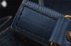 Authentic Louis Vuitton Epi Petit Noe Shoulder Drawstring Bag M44105 Blue 8340J