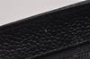 Authentic CHANEL Caviar Skin CC Logo Cosmetic Pouch Purse Black Junk 8341I