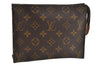 Authentic Louis Vuitton Monogram Poche Toilette 19 M47544 Cosmetics Pouch 8342I