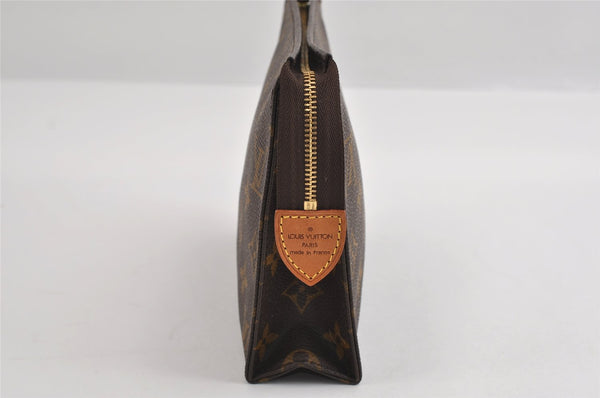 Authentic Louis Vuitton Monogram Poche Toilette 19 M47544 Cosmetics Pouch 8342I