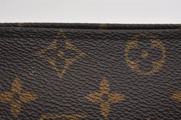 Authentic Louis Vuitton Monogram Poche Toilette 19 M47544 Cosmetics Pouch 8342I