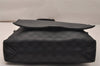 Authentic Louis Vuitton Damier Graphite District MM N41272 Shoulder Bag 8342J