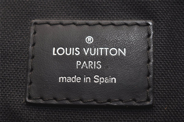 Authentic Louis Vuitton Damier Graphite District MM N41272 Shoulder Bag 8342J