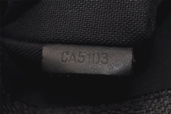 Authentic Louis Vuitton Damier Graphite District MM N41272 Shoulder Bag 8342J