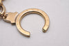 Auth Louis Vuitton Porte Cles Confidence Charm Key Ring Gold M65088 LV 8343I