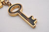 Auth Louis Vuitton Porte Cles Confidence Charm Key Ring Gold M65088 LV 8343I