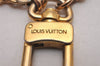 Auth Louis Vuitton Porte Cles Confidence Charm Key Ring Gold M65088 LV 8343I