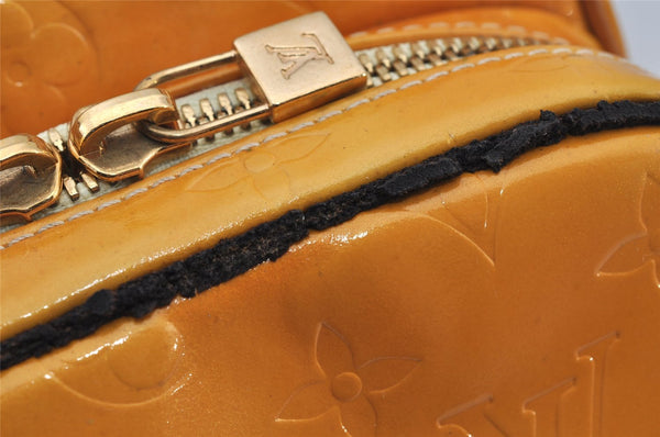 Auth Louis Vuitton Vernis Wooster Shoulder Cross Body Bag Yellow M91075 LV 8343J