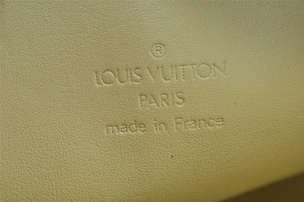 Auth Louis Vuitton Vernis Wooster Shoulder Cross Body Bag Yellow M91075 LV 8343J