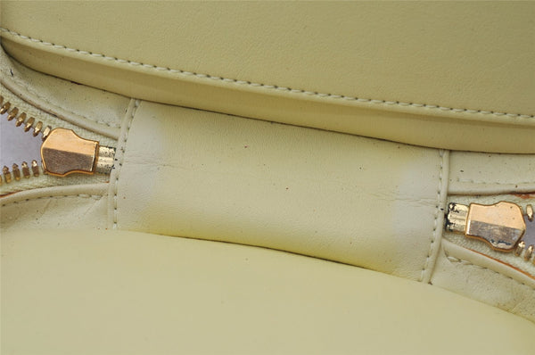 Auth Louis Vuitton Vernis Wooster Shoulder Cross Body Bag Yellow M91075 LV 8343J