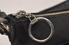 Authentic COACH Signature Shoulder Hand Bag Purse Canvas Enamel Black 8345J