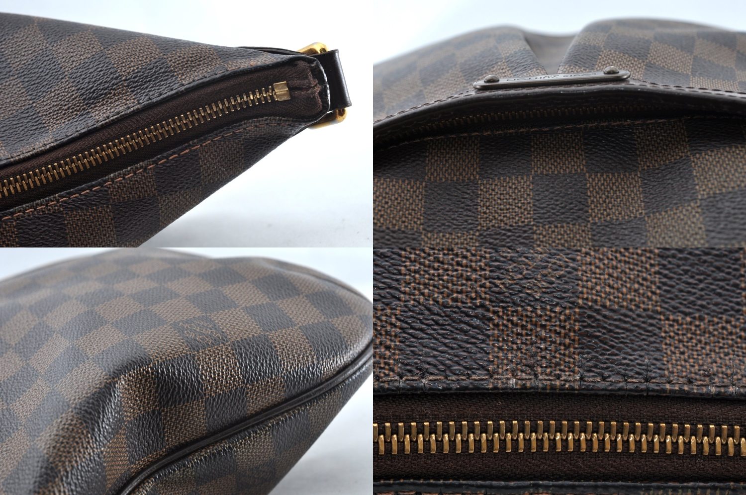 Authentic Louis Vuitton Damier Bloomsbury GM Shoulder Cross Bag N42250 LV 8345M