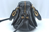 Authentic Chloe Paraty Medium 2Way Shoulder Hand Bag Purse Leather Black 8346I