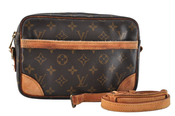 Auth Louis Vuitton Monogram Trocadero 23 Shoulder Cross Bag M51276 LV Junk 8346M