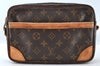 Auth Louis Vuitton Monogram Trocadero 23 Shoulder Cross Bag M51276 LV Junk 8346M