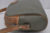 Authentic Christian Dior Shoulder Cross Body Bag Purse Leather Green Junk 8348J