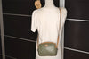 Authentic Christian Dior Shoulder Cross Body Bag Purse Leather Green Junk 8348J