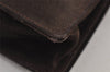 Authentic GUCCI Bamboo Shoulder Hand Bag Purse Suede Leather 0013243 Brown 8351J