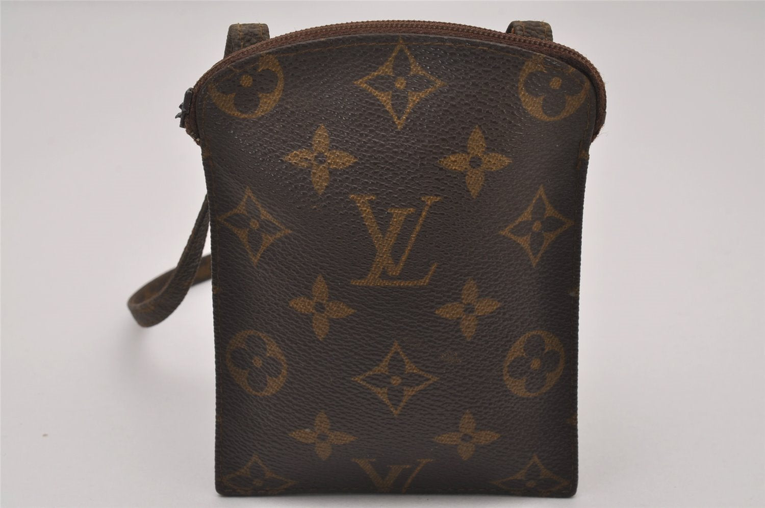 Authentic Louis Vuitton Monogram Pochette Secret M45484 Shoulder Bag Junk 8353I