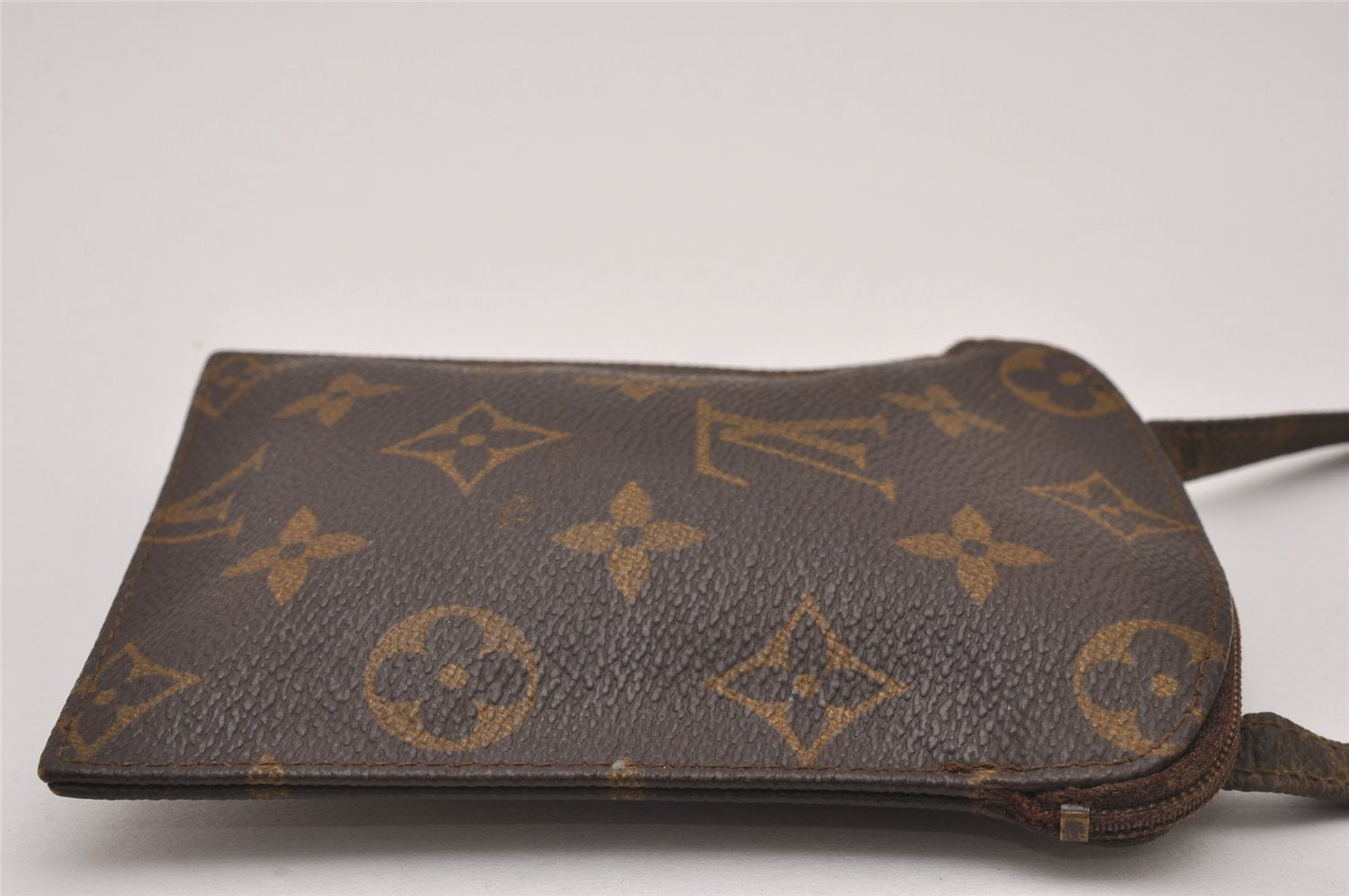 Authentic Louis Vuitton Monogram Pochette Secret M45484 Shoulder Bag Junk 8353I