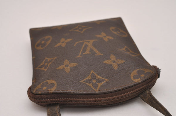 Authentic Louis Vuitton Monogram Pochette Secret M45484 Shoulder Bag Junk 8353I