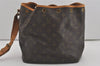 Authentic Louis Vuitton Monogram Petit Noe M42226 Drawstring Bag Junk 8360I