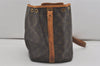 Authentic Louis Vuitton Monogram Petit Noe M42226 Drawstring Bag Junk 8360I