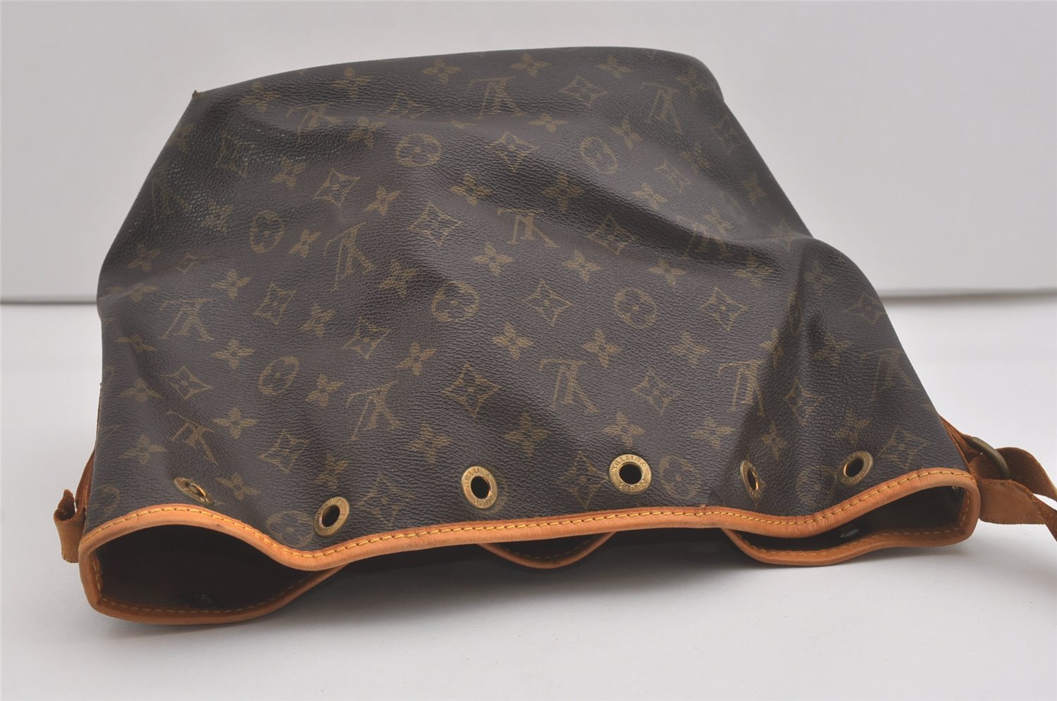 Authentic Louis Vuitton Monogram Petit Noe M42226 Drawstring Bag Junk 8360I