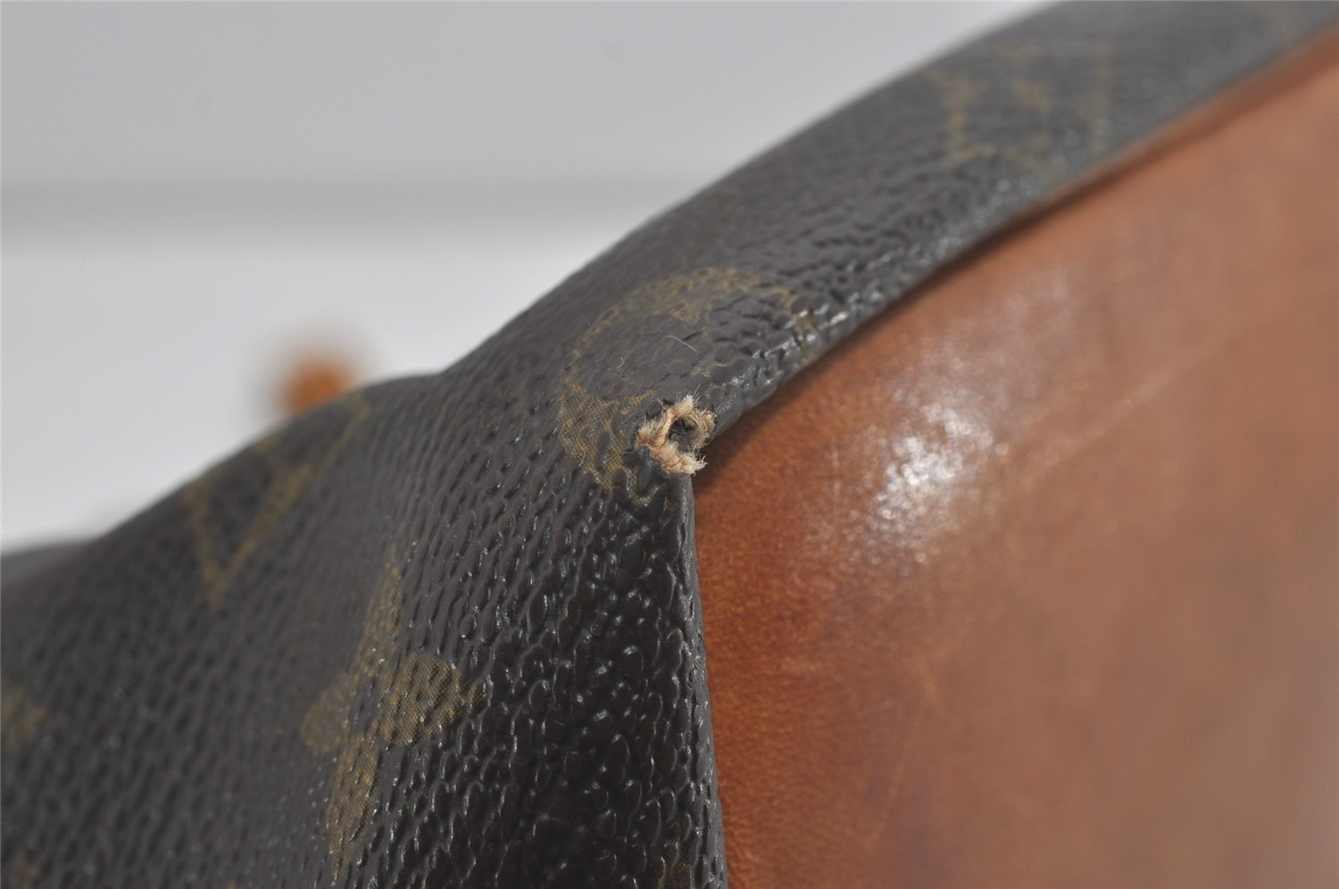 Authentic Louis Vuitton Monogram Petit Noe M42226 Drawstring Bag Junk 8360I