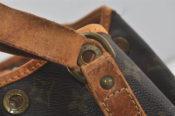 Authentic Louis Vuitton Monogram Petit Noe M42226 Drawstring Bag Junk 8360I