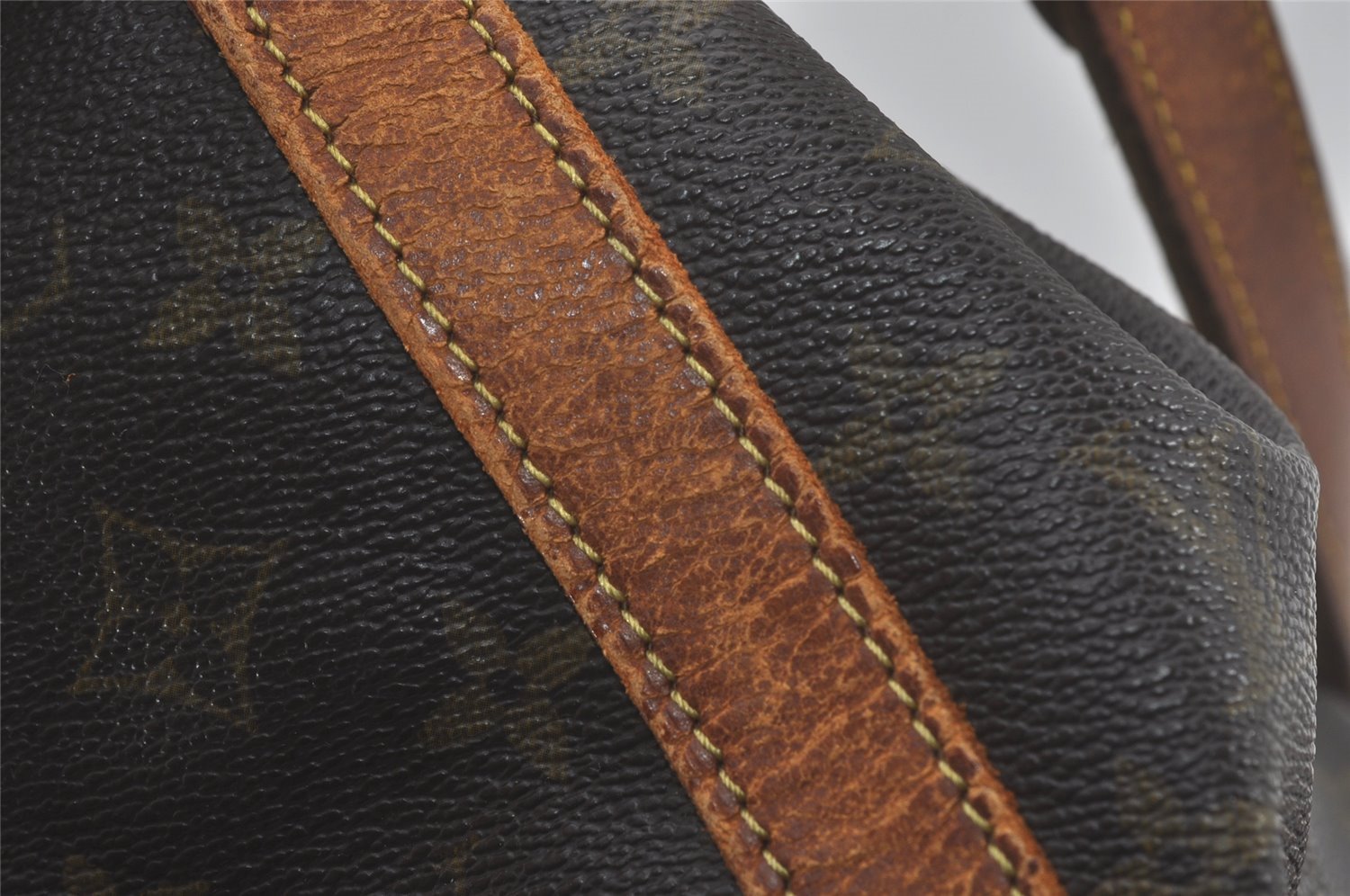 Authentic Louis Vuitton Monogram Petit Noe M42226 Drawstring Bag Junk 8360I