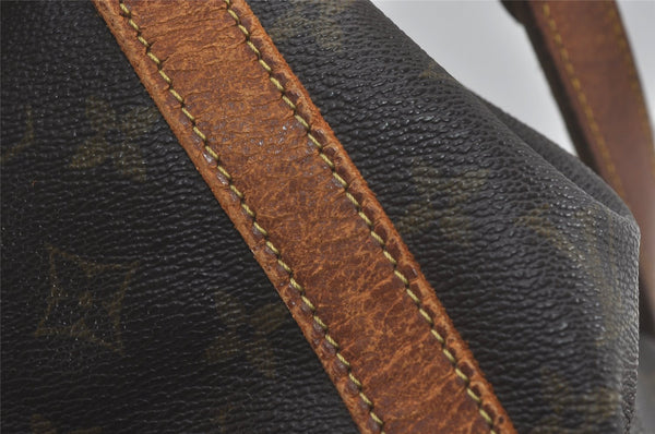 Authentic Louis Vuitton Monogram Petit Noe M42226 Drawstring Bag Junk 8360I