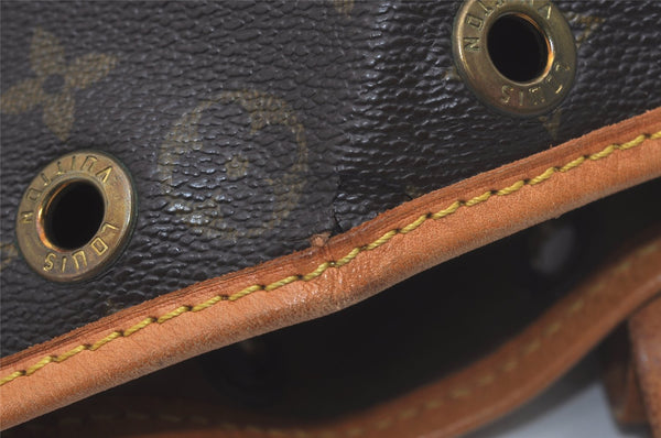 Authentic Louis Vuitton Monogram Petit Noe M42226 Drawstring Bag Junk 8360I