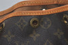 Authentic Louis Vuitton Monogram Petit Noe M42226 Drawstring Bag Junk 8360I