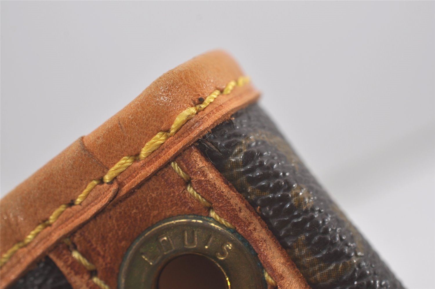 Authentic Louis Vuitton Monogram Petit Noe M42226 Drawstring Bag Junk 8360I