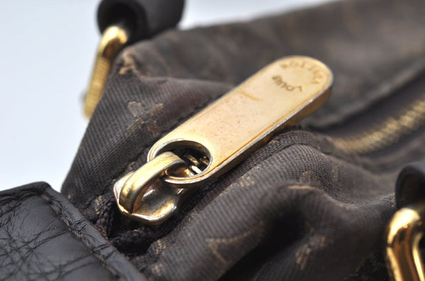 Auth Louis Vuitton Monogram Idylle Ballade MM Shoulder Bag Brown M40570 LV 8361H