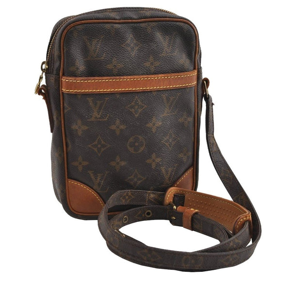 Authentic Louis Vuitton Monogram Danube Shoulder Crossbody Bag M45266 Junk 8363I