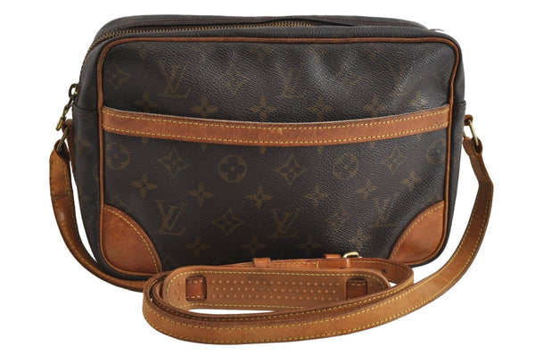 Authentic Louis Vuitton Monogram Trocadero 27 Shoulder Bag M51274 LV Junk 8364I