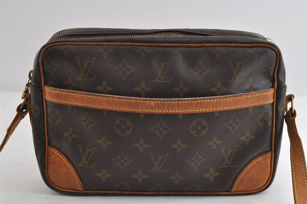 Authentic Louis Vuitton Monogram Trocadero 27 Shoulder Bag M51274 LV Junk 8364I