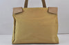 Authentic PRADA Vintage Nylon Tessuto Leather Shoulder Hand Bag Yellow 8364J