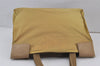 Authentic PRADA Vintage Nylon Tessuto Leather Shoulder Hand Bag Yellow 8364J