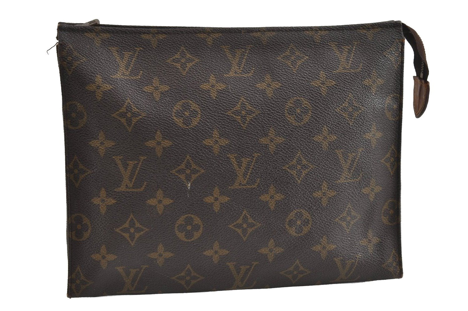 Authentic Louis Vuitton Monogram Poche Toilette 26 M47542 Cosmetics Pouch 8365I