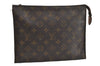 Authentic Louis Vuitton Monogram Poche Toilette 26 M47542 Cosmetics Pouch 8365I