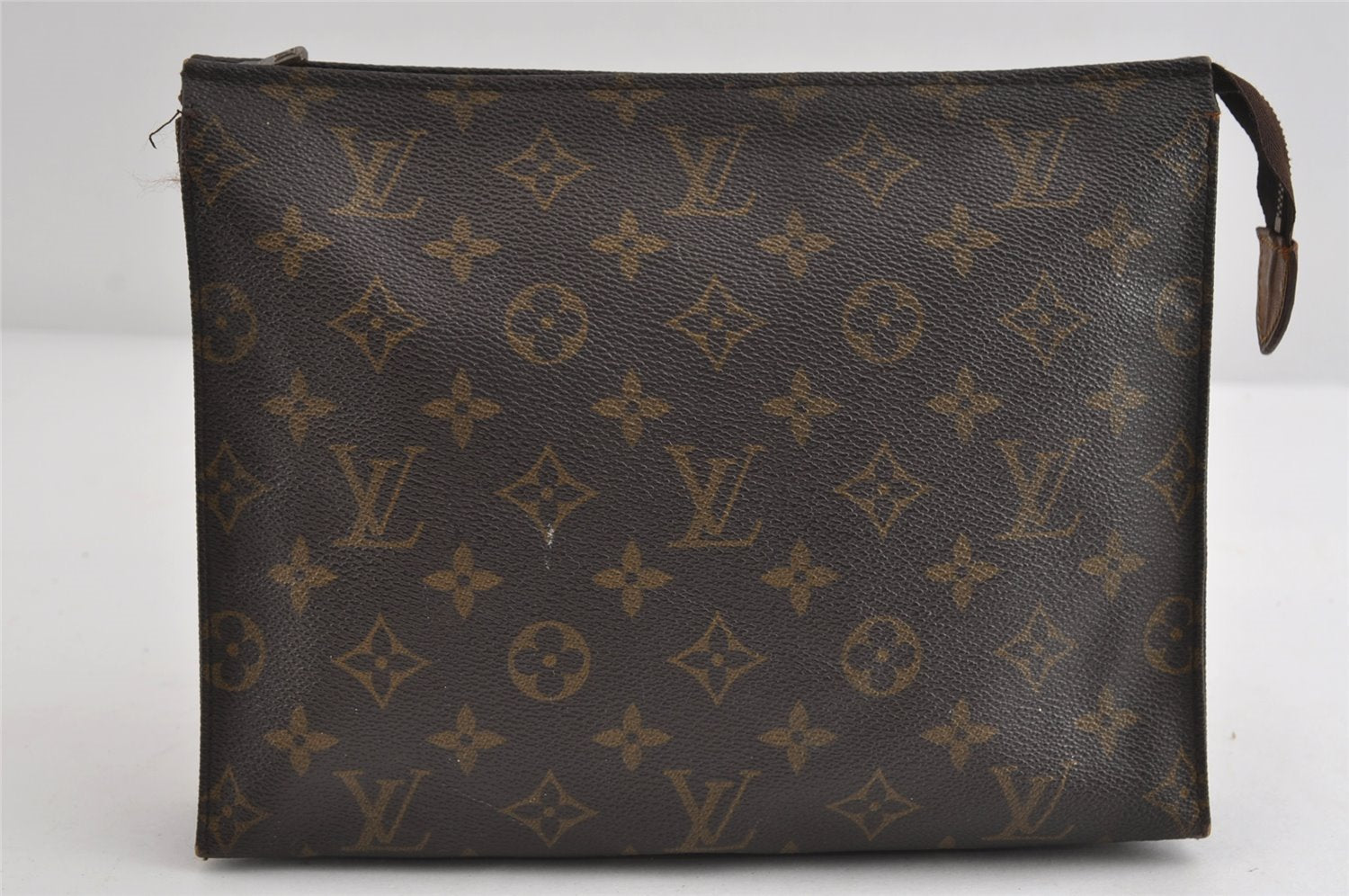 Authentic Louis Vuitton Monogram Poche Toilette 26 M47542 Cosmetics Pouch 8365I