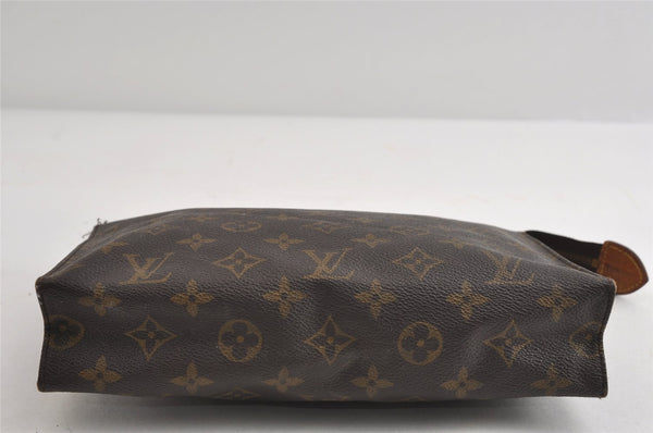 Authentic Louis Vuitton Monogram Poche Toilette 26 M47542 Cosmetics Pouch 8365I