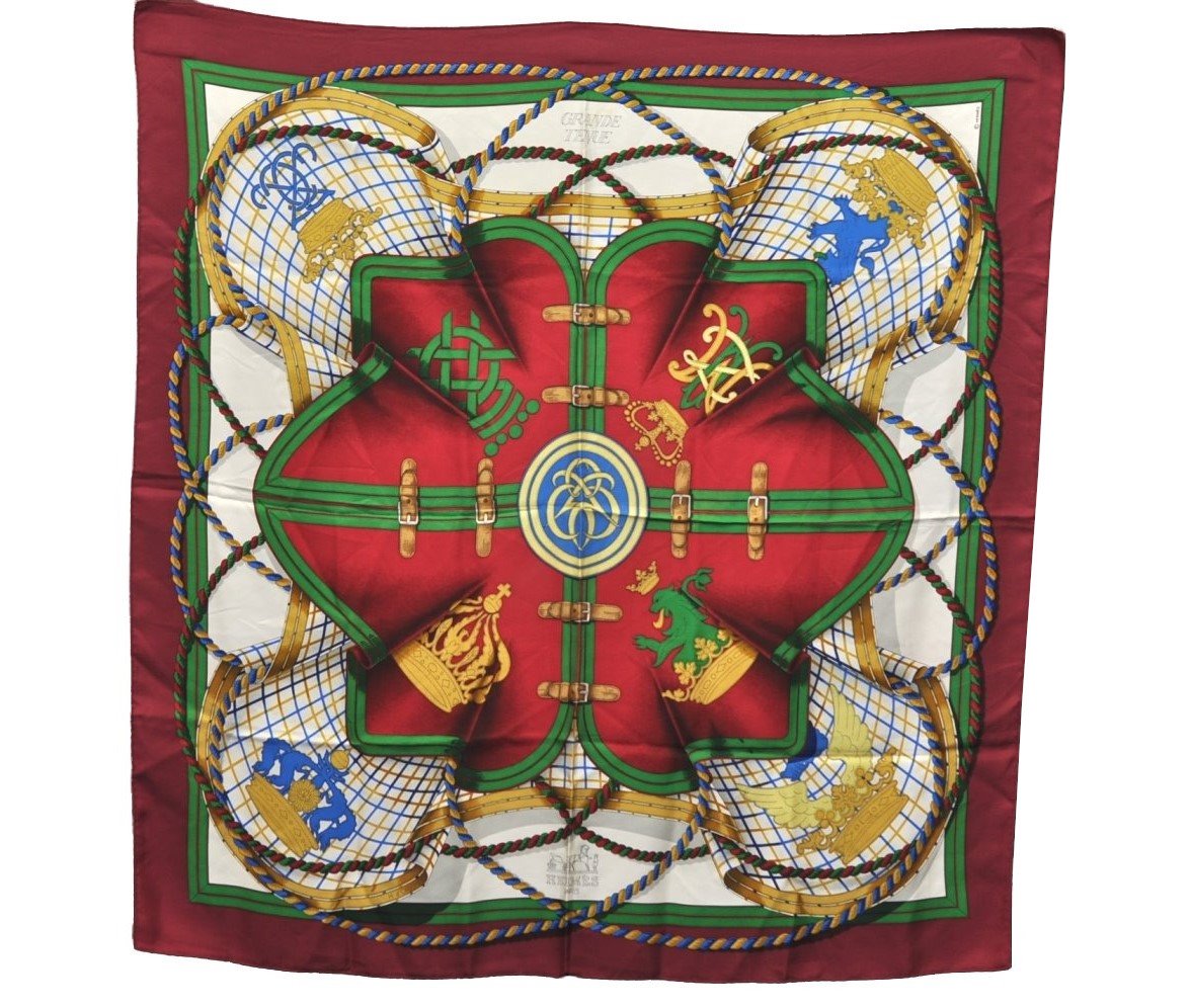 Authentic HERMES Carre 90 Scarf 